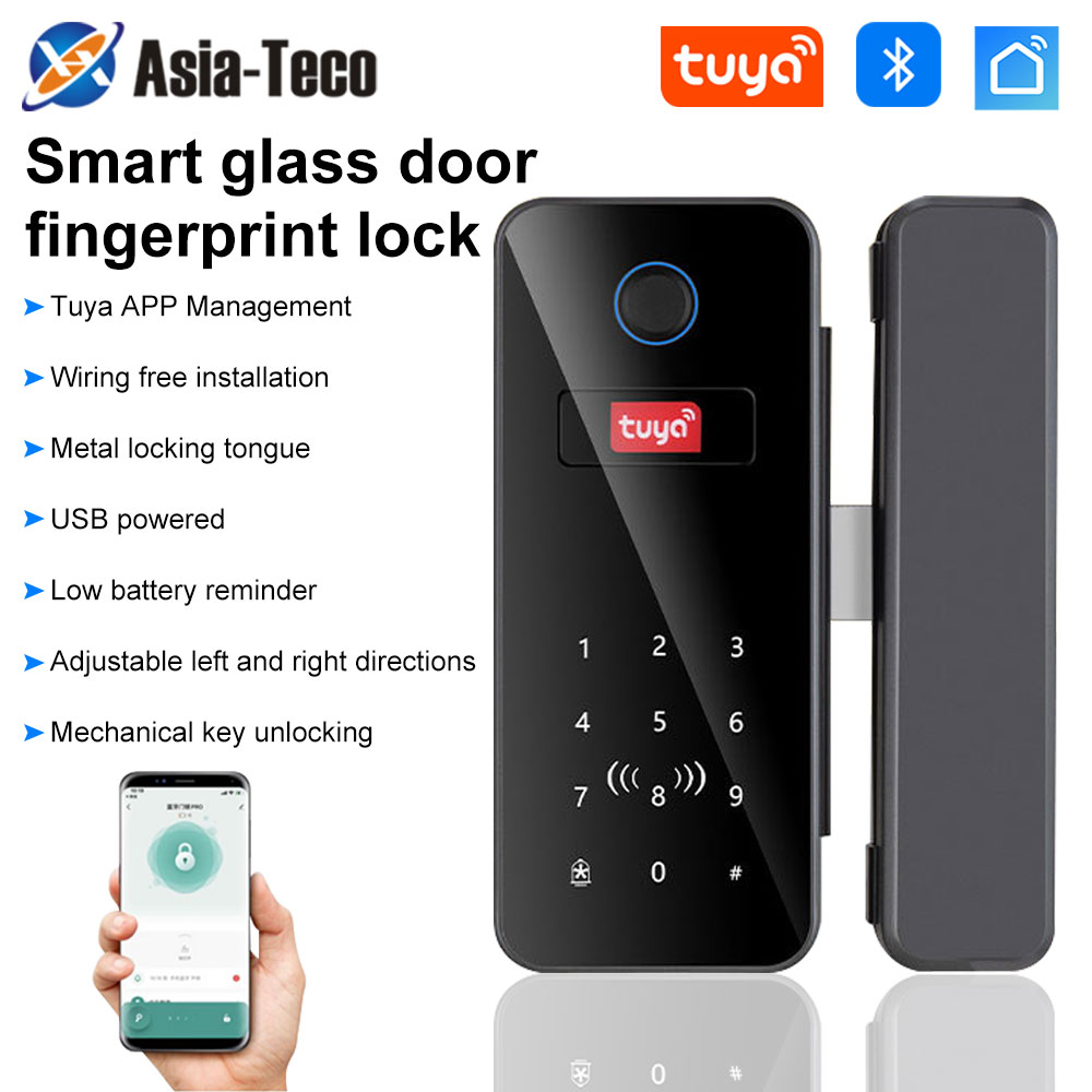 Smart Garden Lock - Bluetooth Electronic Glass LOCK Fingerprint Recognition