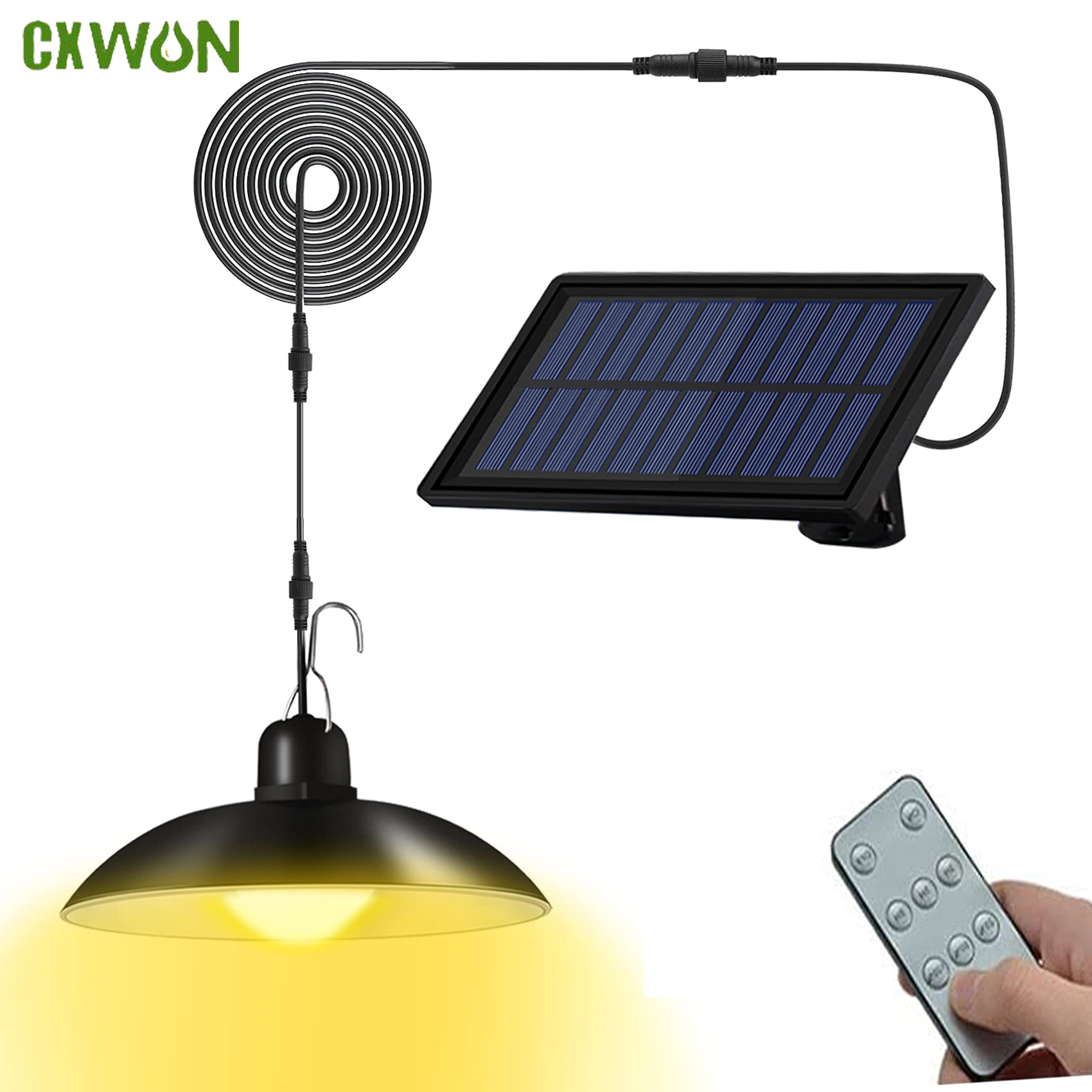 Smart Garden Sheds - Single Head Solar Pendant Lights Outdoor