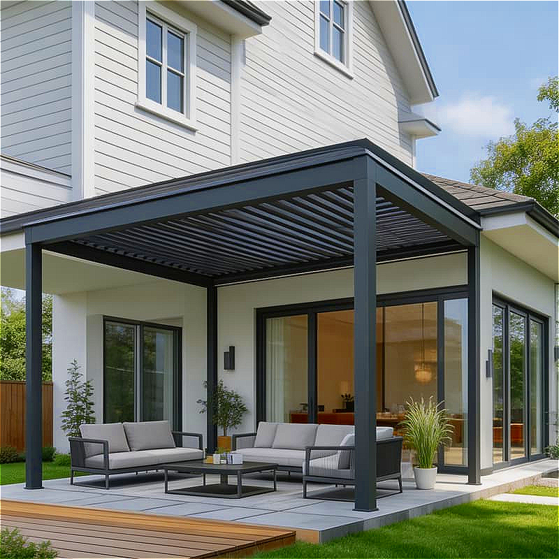 Smart Garden Rooms - Smart Louvered Pergola Aluminum 10x10 FT