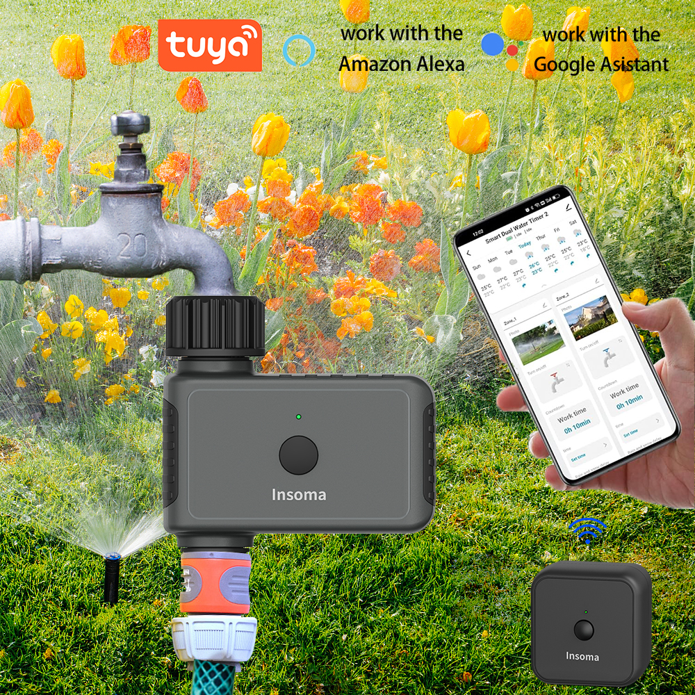 Smart Garden Refill - Insoma Wifi Automatic Sprinkle Timer Remote