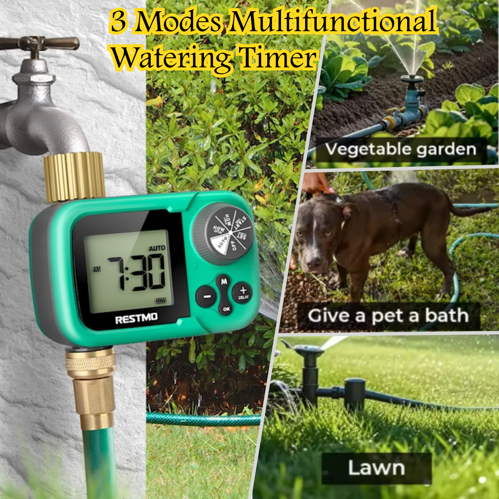 Smart Garden Refill - Smart Water Timer Zero Low Pressure