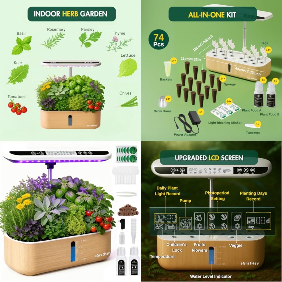 Smart Garden Herb - Hydroponics Growing System Kit, Indoor Herb
