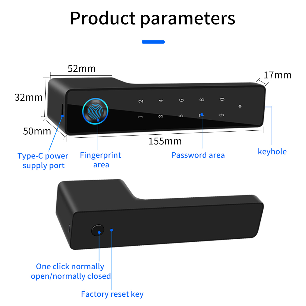 Minimalist Electronic Fingerpr - Smart Garden Lock 评论和价格