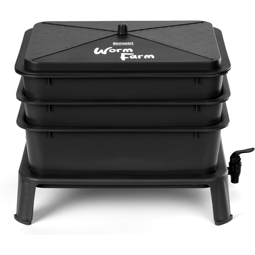5-Tray Worm Compost Bin, 53QT  - Composting Kit Indoor 评论和价格