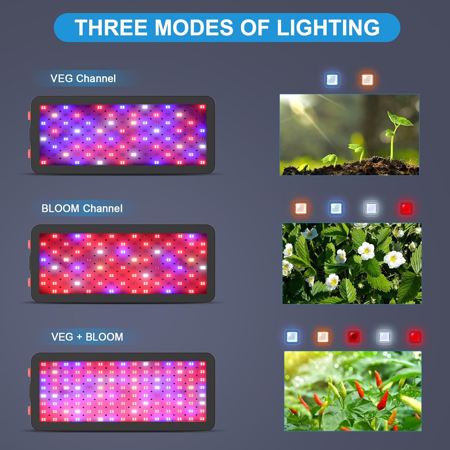 1200W Full Spectrum LED Grow L - Plant Grow Light Full Spectrum 评论和价格