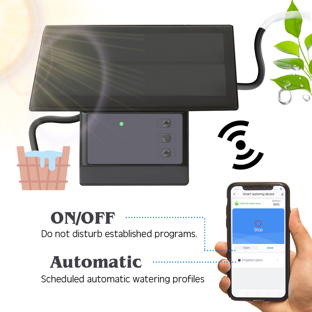High Quality Tuya Solar Pane W - Smart Garden Lock 评论和价格