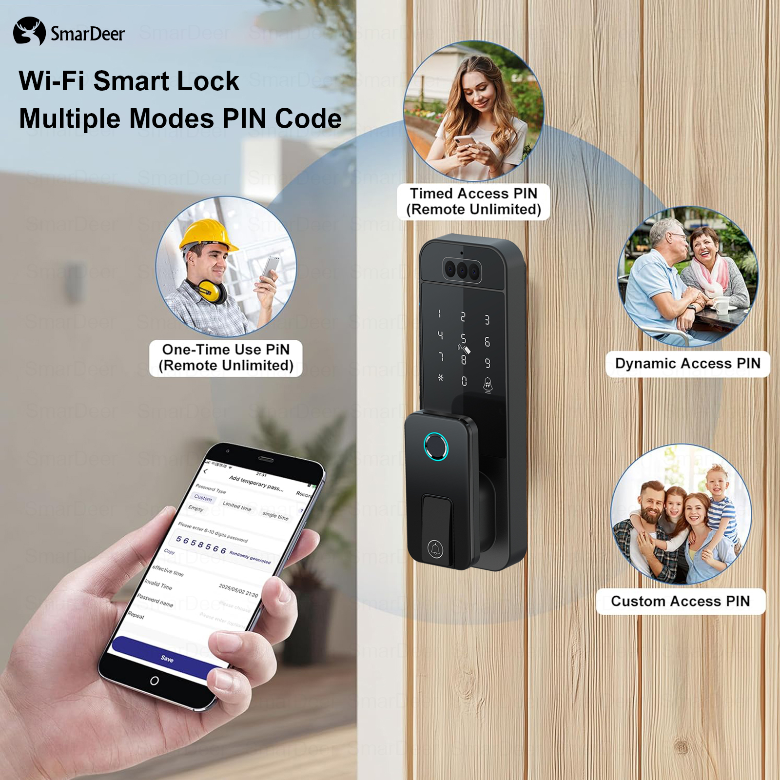 Waterproof Outdoor Smart Door  - Smart Garden Lock 评论和价格