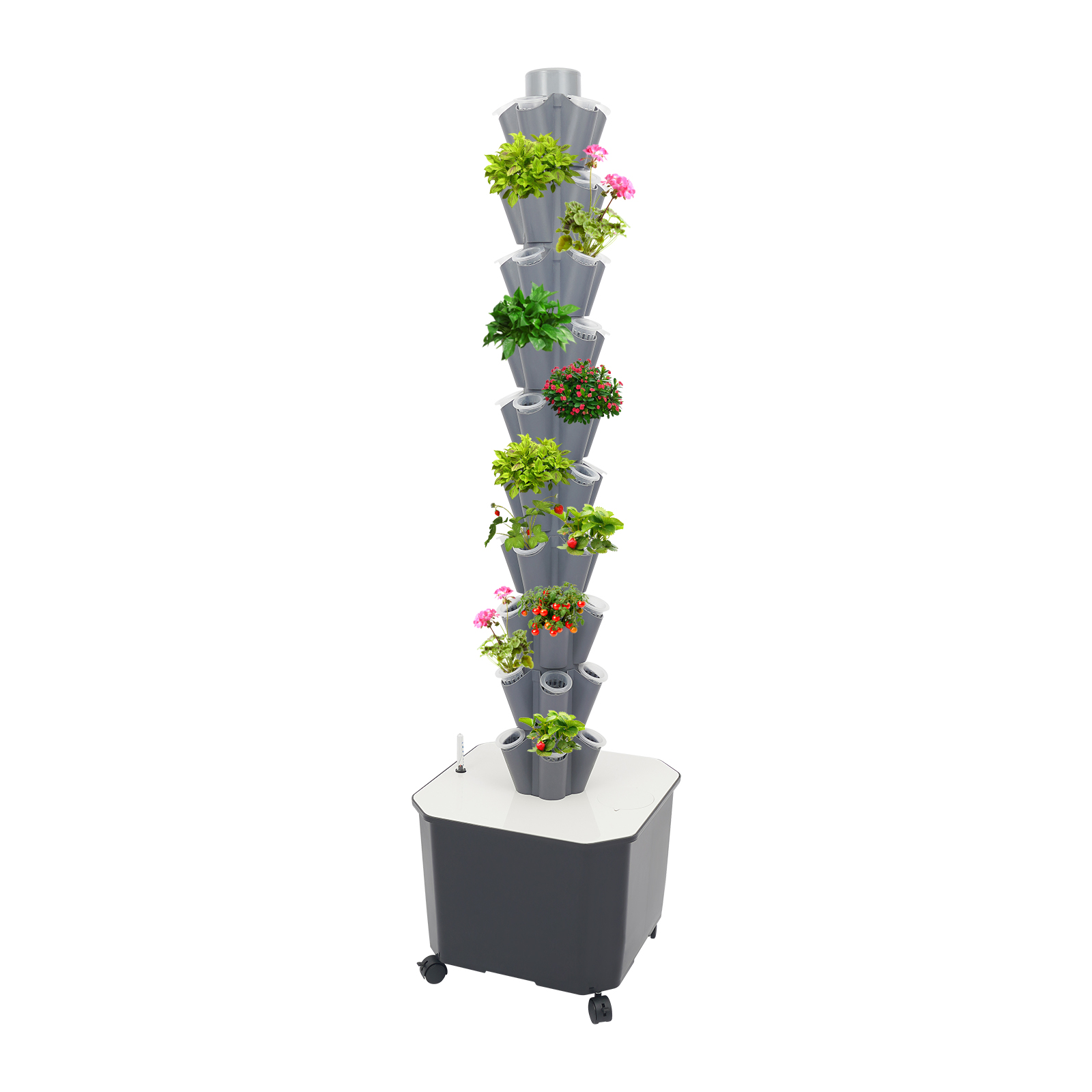 50-Holes Hydroponic Tower with - Vertical Planter Tower 评论和价格