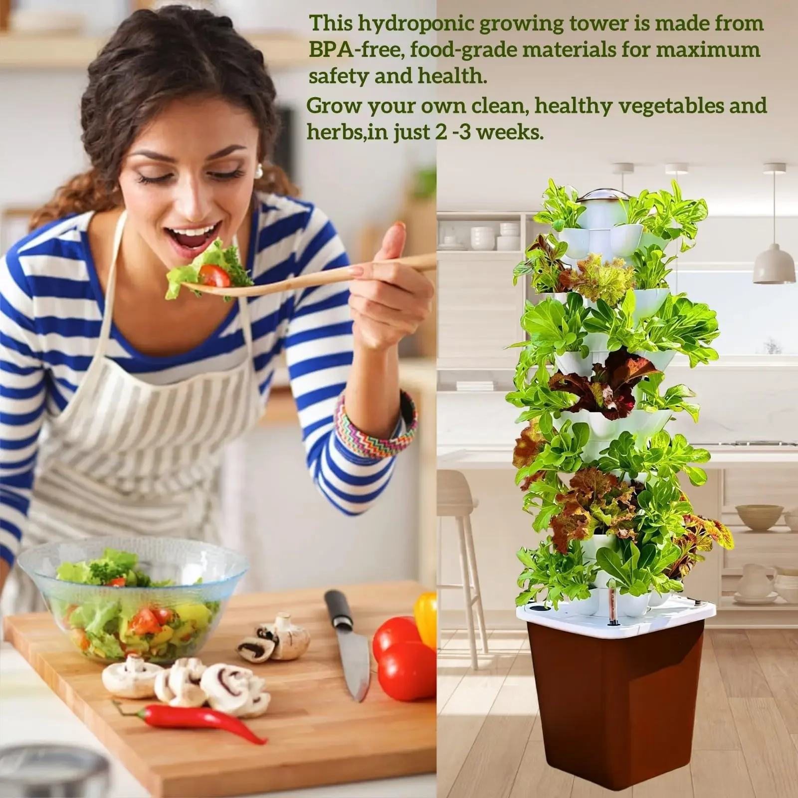 Smart Vertical Hydroponic Gard - Smart Garden Vertical 评论和价格