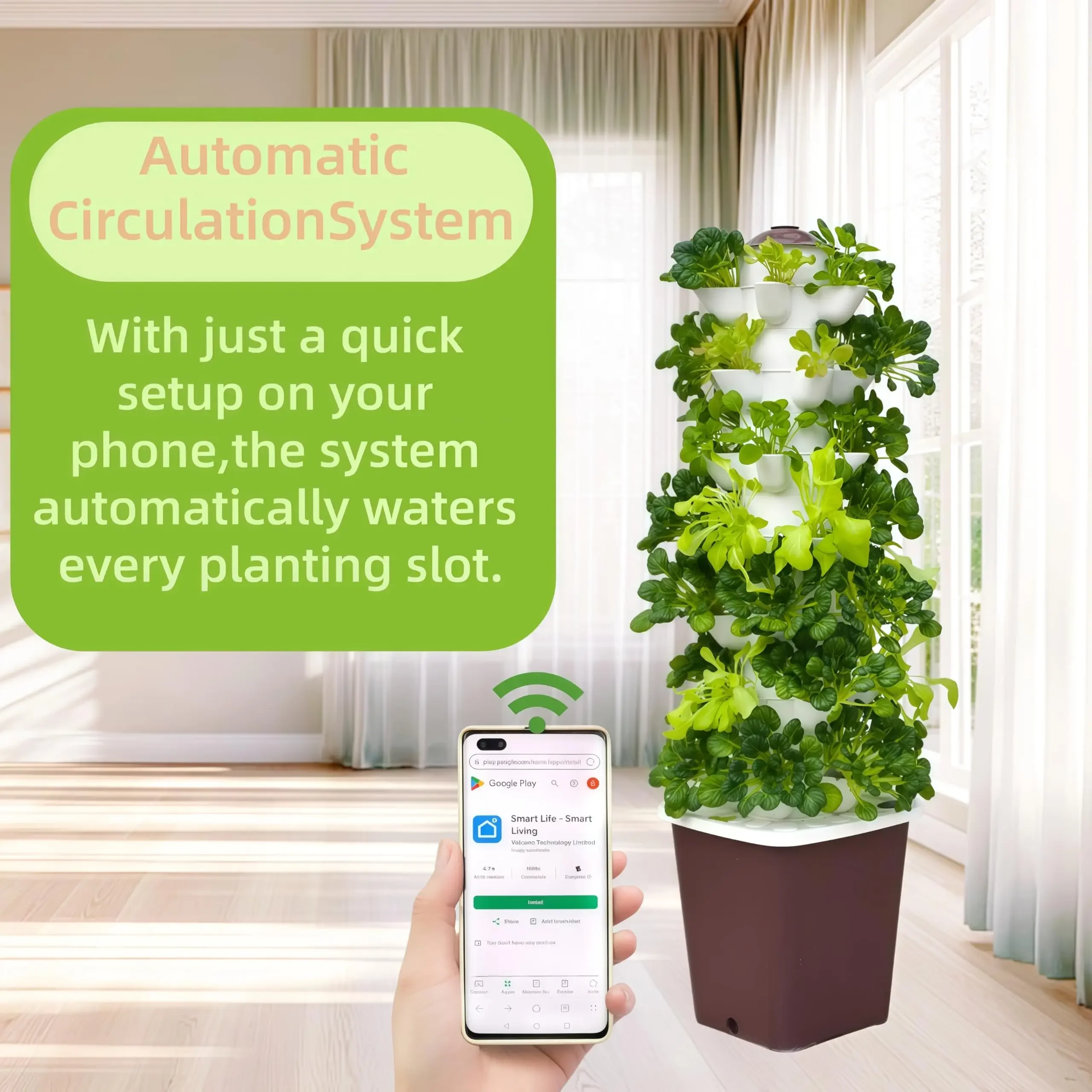 Smart Vertical Hydroponic Gard - Smart Garden Vertical 评论和价格