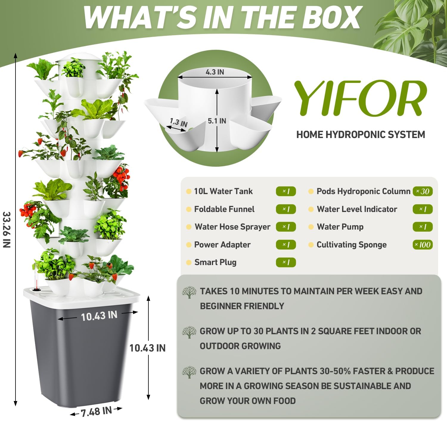 Vertical Hydroponics Garden To - Smart Garden Vertical 评论和价格