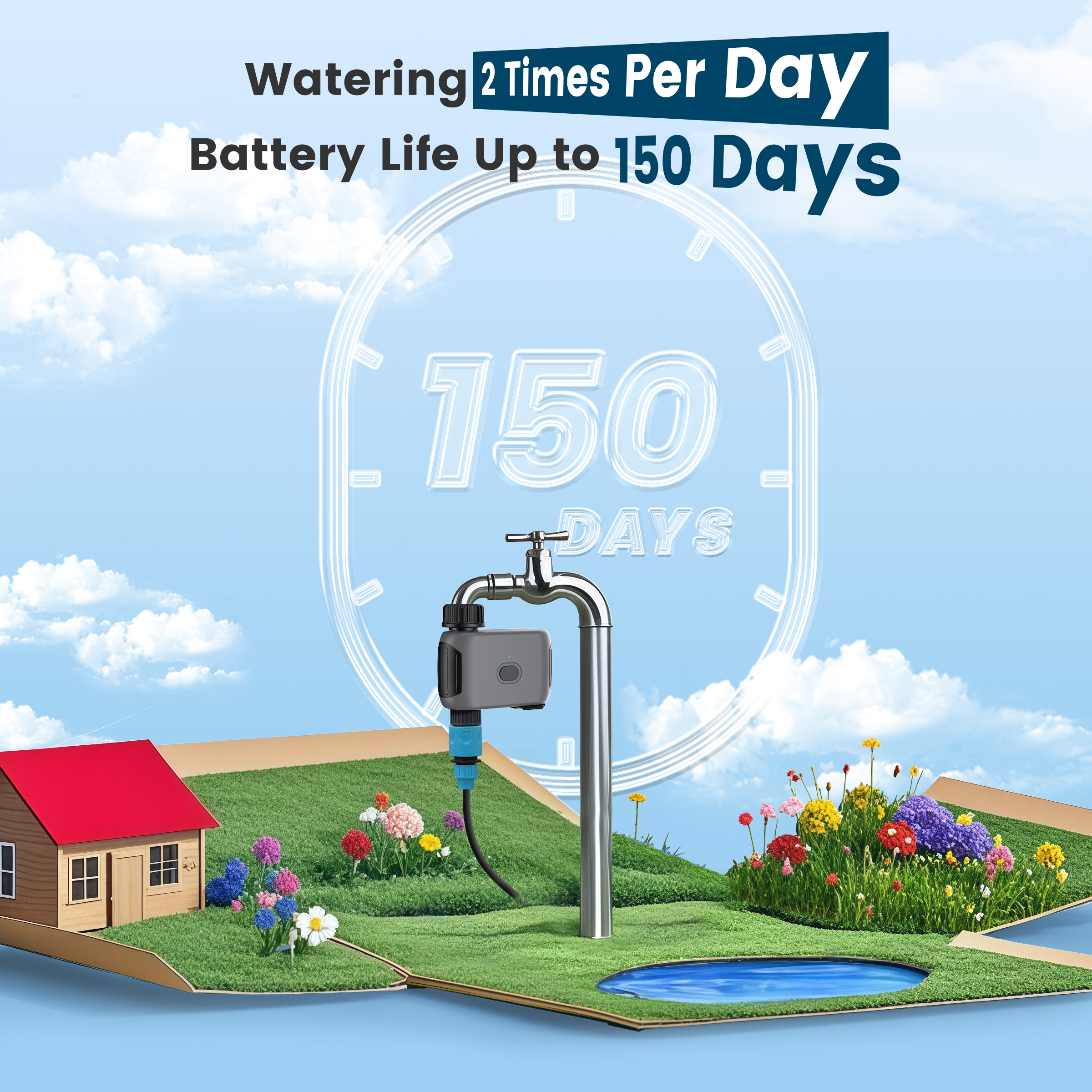 GIRIER Tuya Smart Water Timer  - Smart Garden Refill 评论和价格