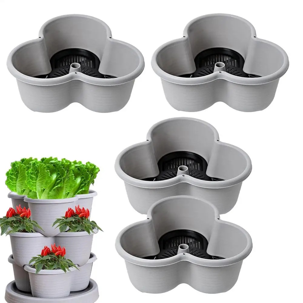 New Vertical Tower Stackable F - Vertical Planter Tower 评论和价格