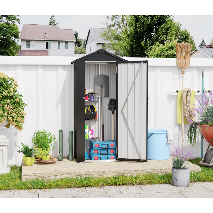 Small Metal Compact Garden She - Smart Garden Sheds 评论和价格
