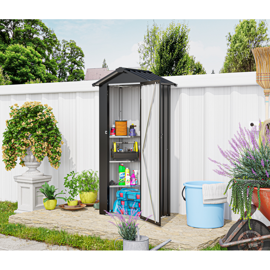 Small Metal Compact Garden She - Smart Garden Sheds 评论和价格