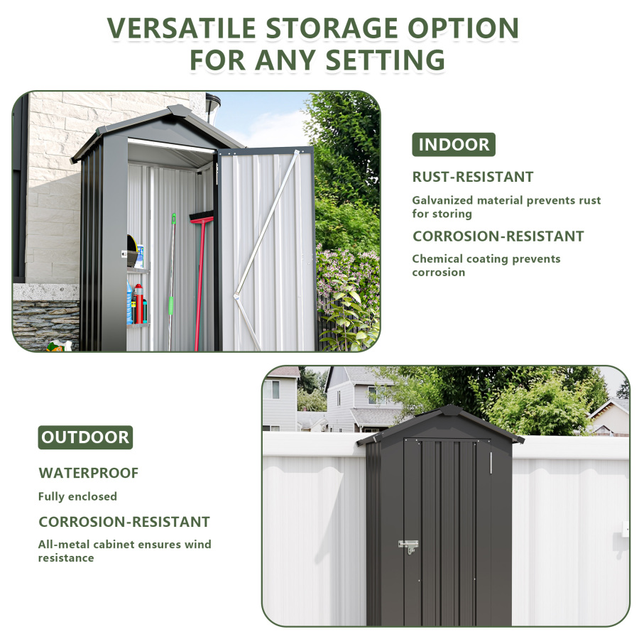 Small Metal Compact Garden She - Smart Garden Sheds 评论和价格