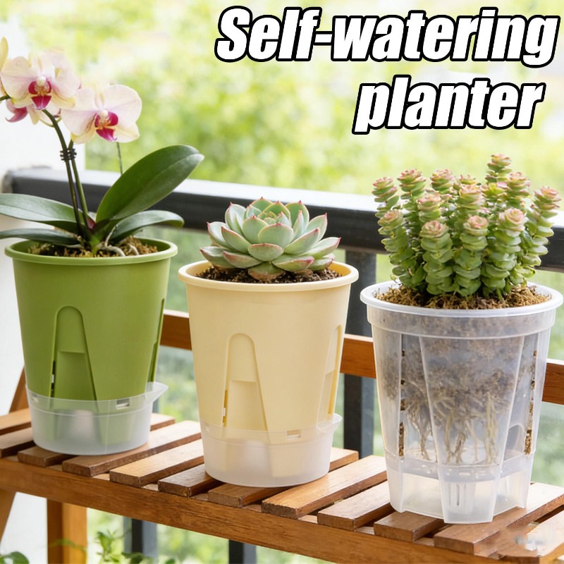 Self Watering Planter Pot Tray - Smart Garden Project 评论和价格