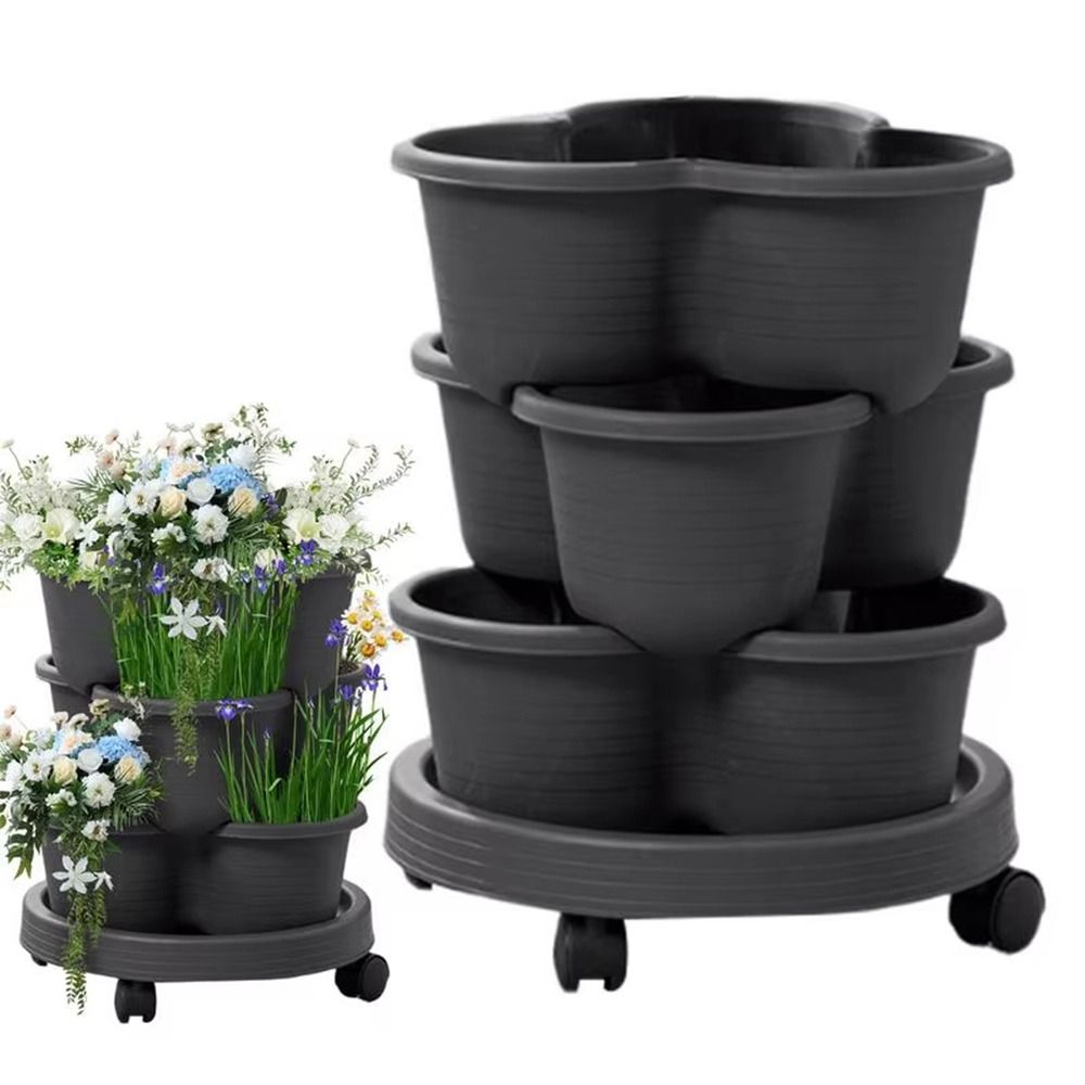 New Vertical Tower Stackable F - Vertical Planter Tower 评论和价格