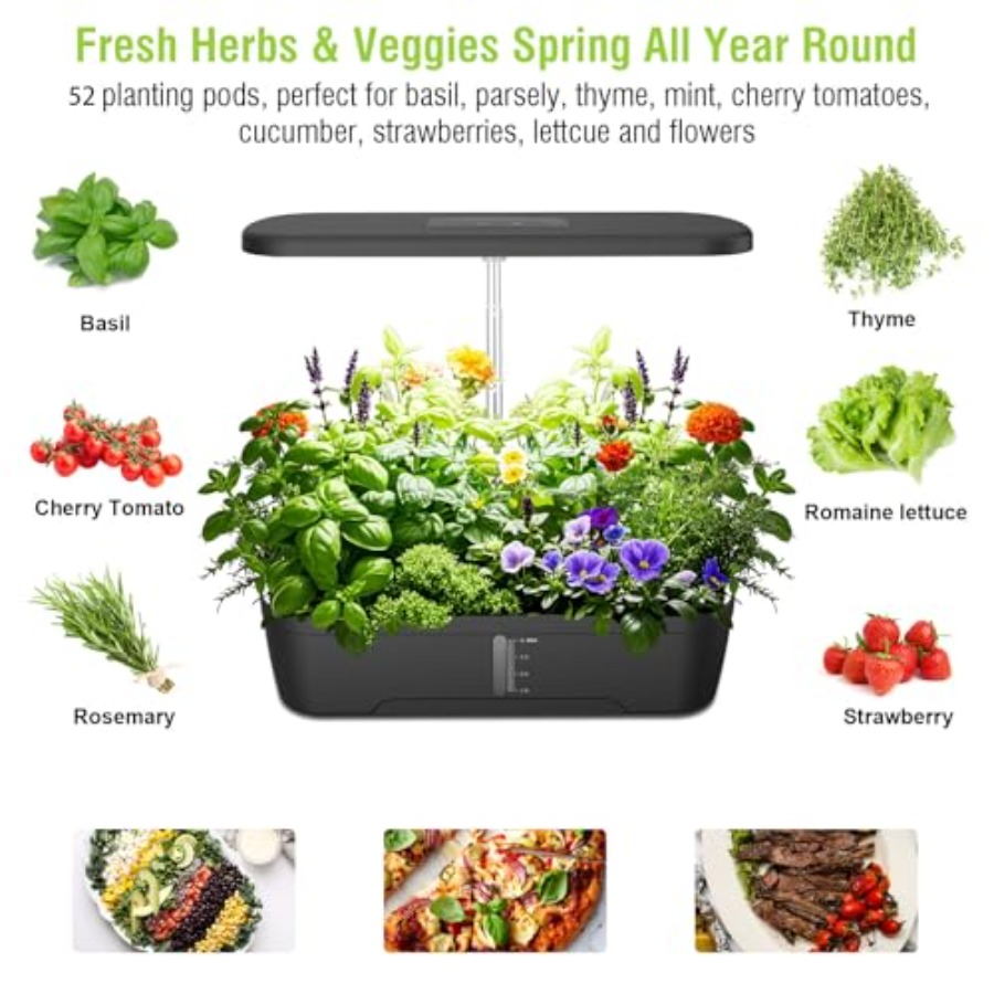 52 Pods Hydroponics Growing Sy - Smart Garden Herb 评论和价格