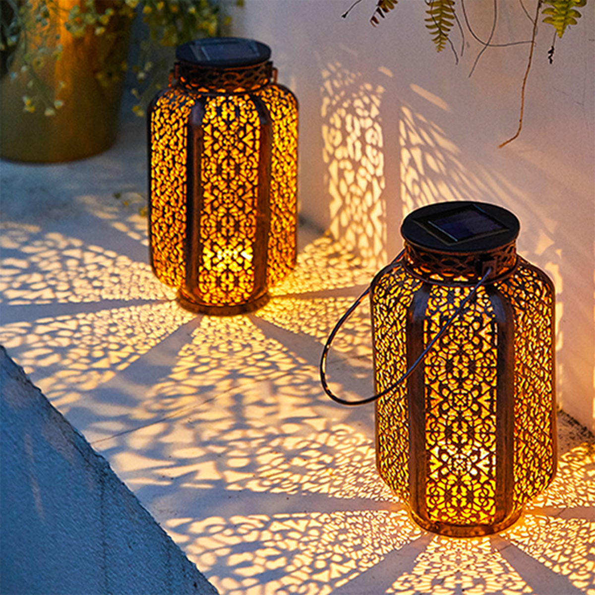 Solar Lanterns Outdoor Waterpr - Smart Zen Garden 评论和价格