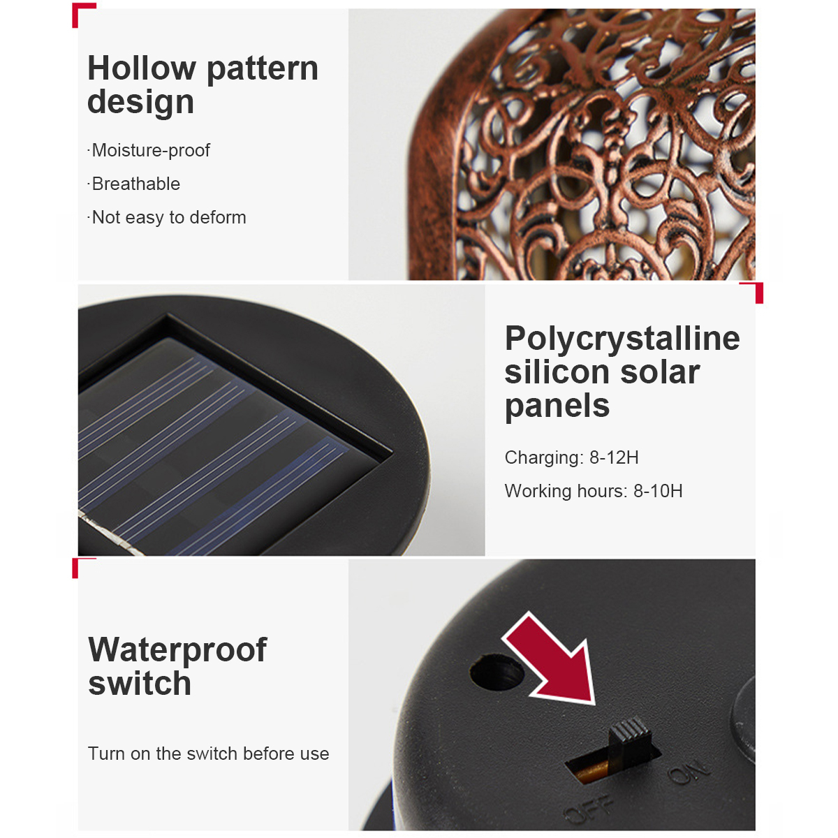 Solar Lanterns Outdoor Waterpr - Smart Zen Garden 评论和价格