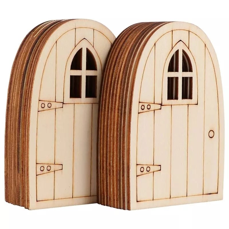 10pcs Fairy Door Miniature Woo - Smart Garden Mini 评论和价格