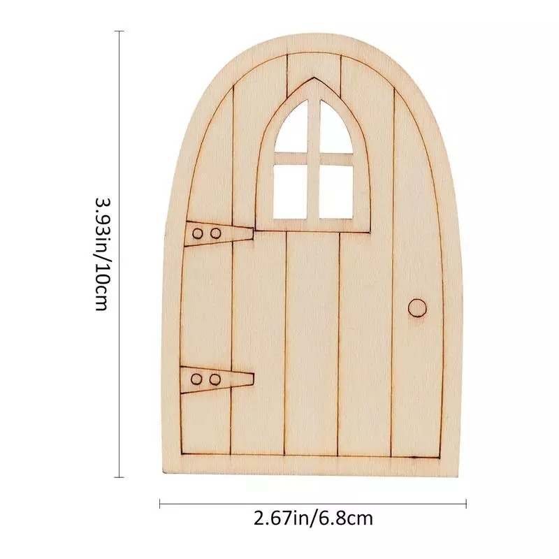 10pcs Fairy Door Miniature Woo - Smart Garden Mini 评论和价格
