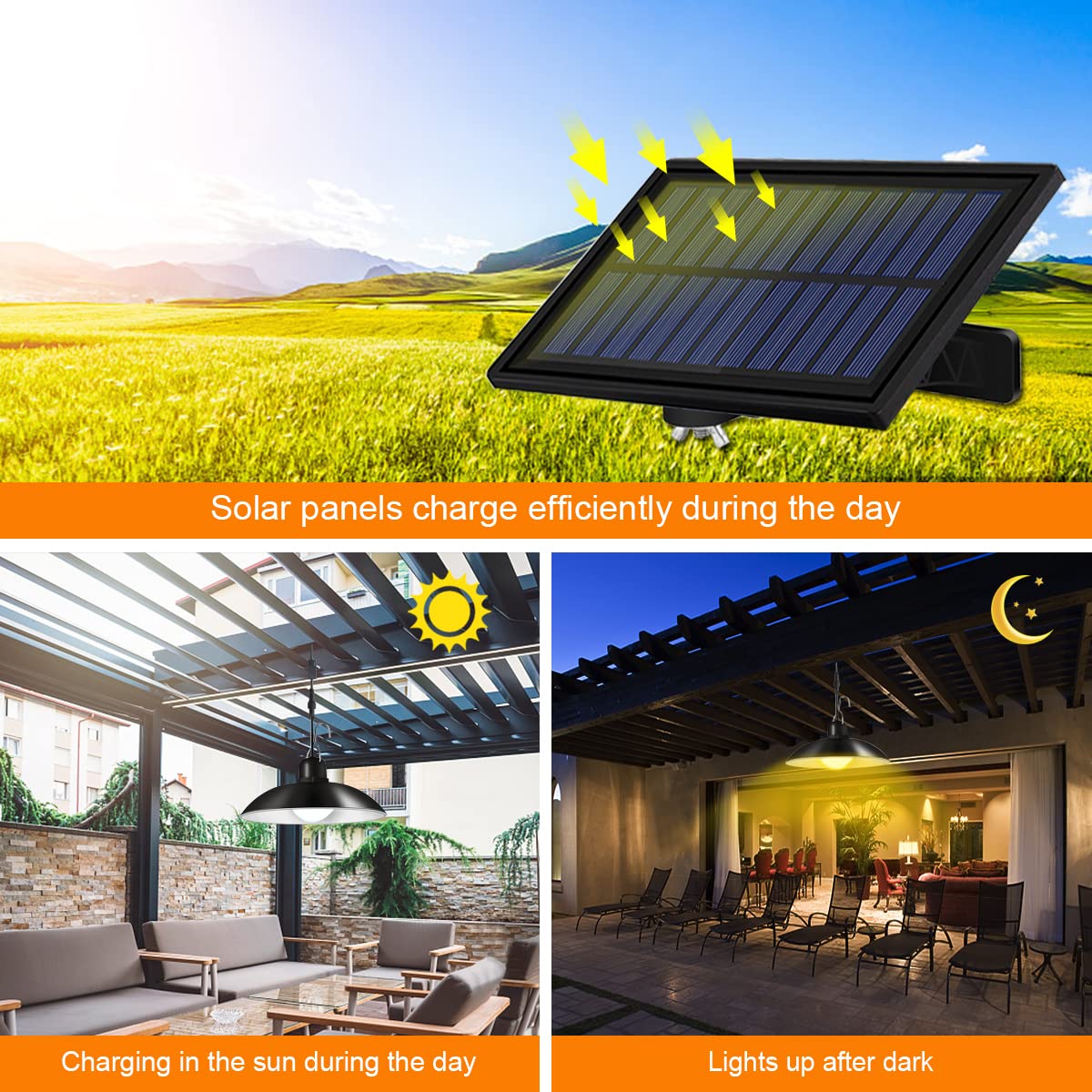 Single Head Solar Pendant Ligh - Smart Garden Sheds 评论和价格