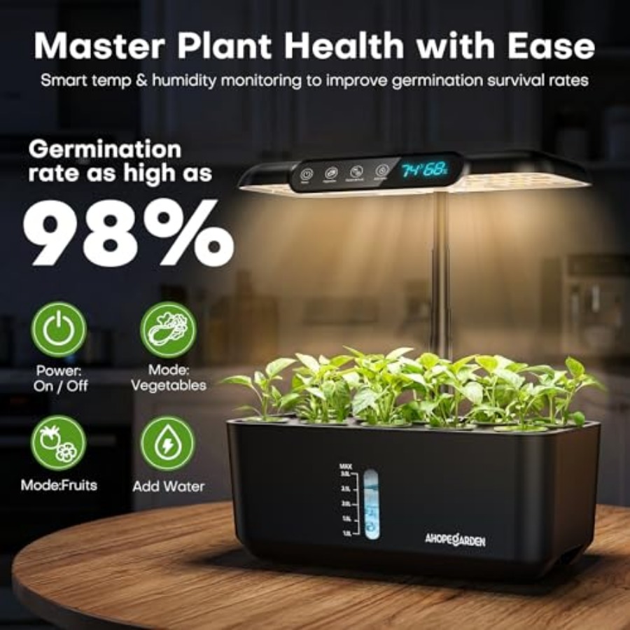 Hydroponics Growing System Her - Smart Garden Herb 评论和价格