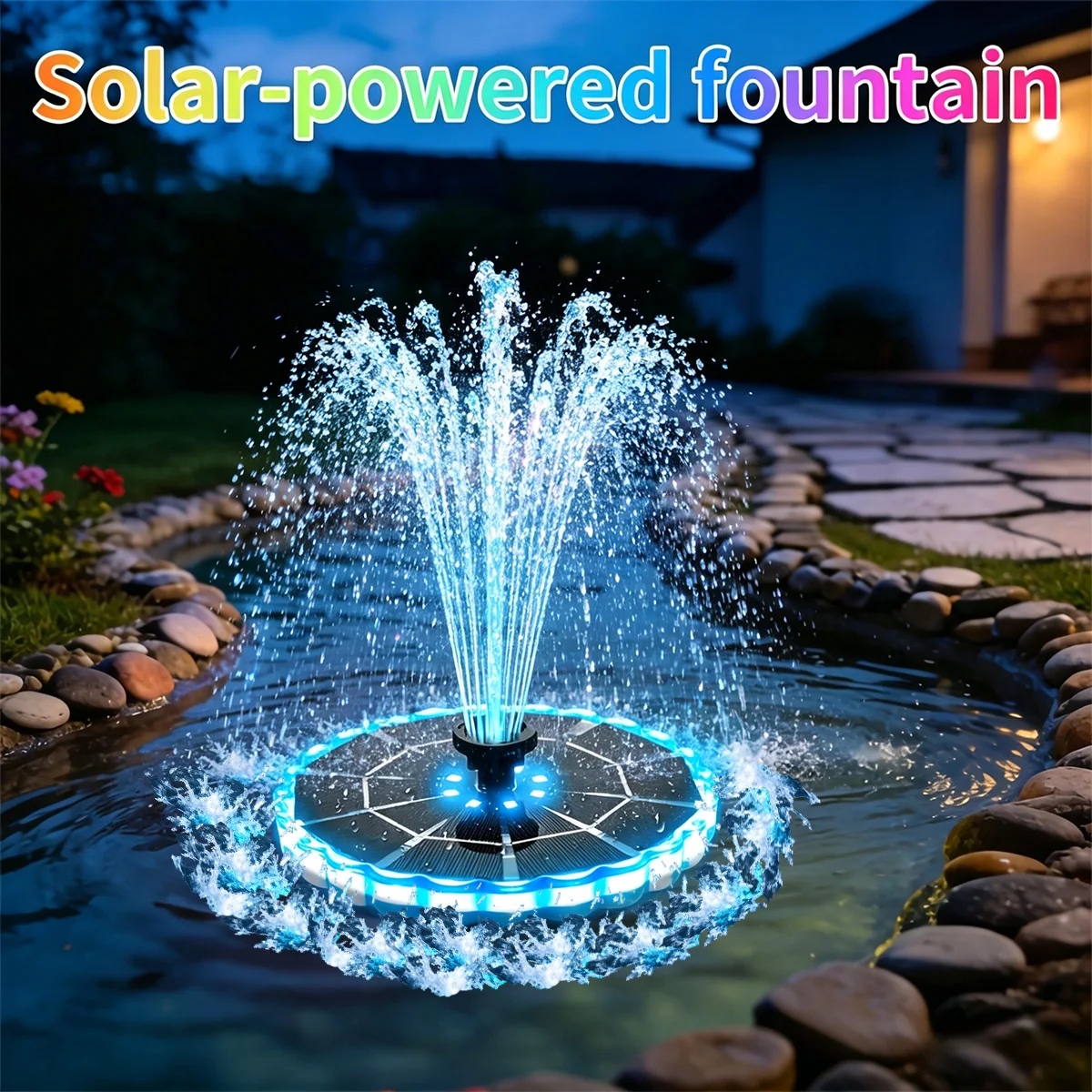 3.5W Outdoor Solar Fountain fo - Smart Zen Garden 评论和价格