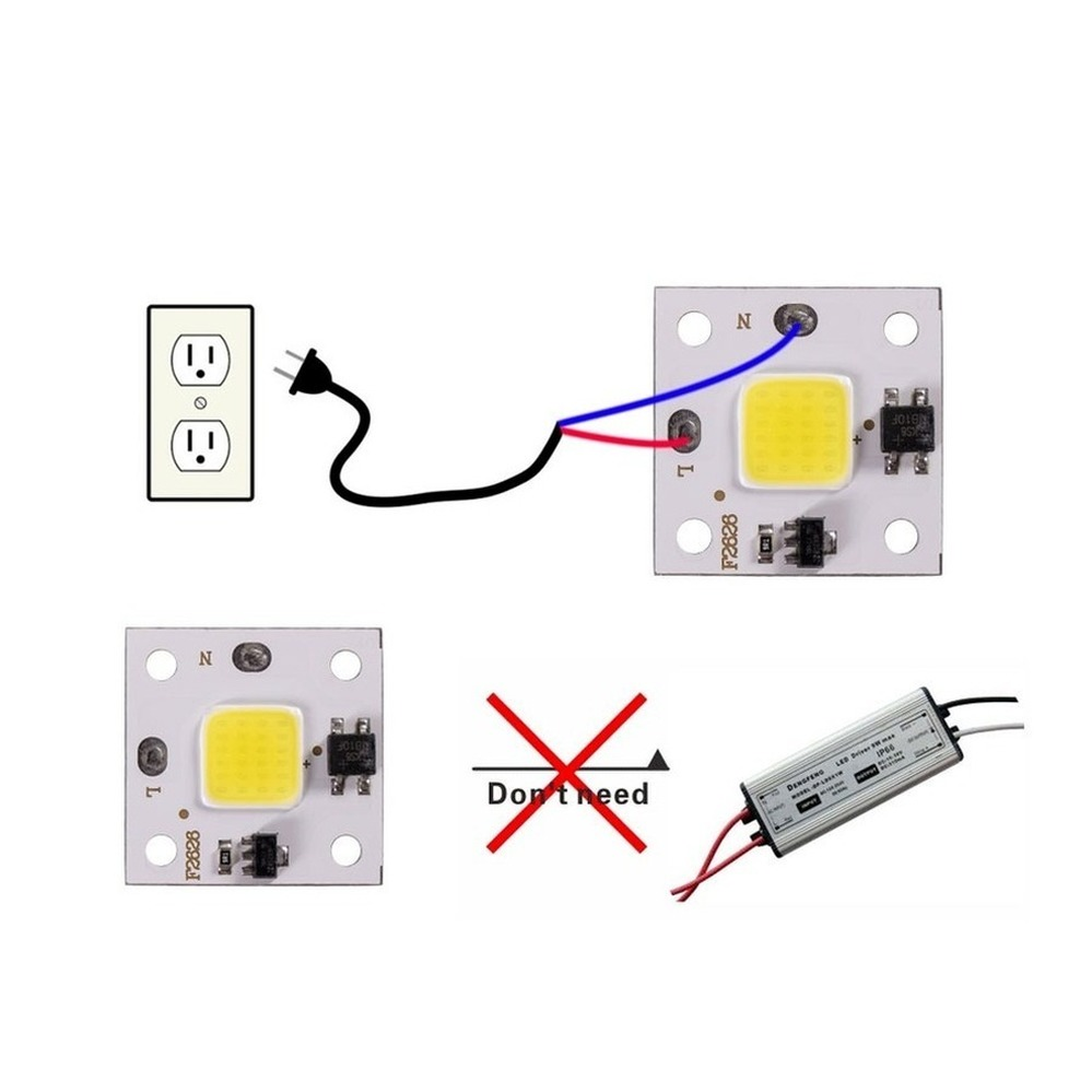 10W COB module 220V LED Chip D - Smart Garden Mini 评论和价格