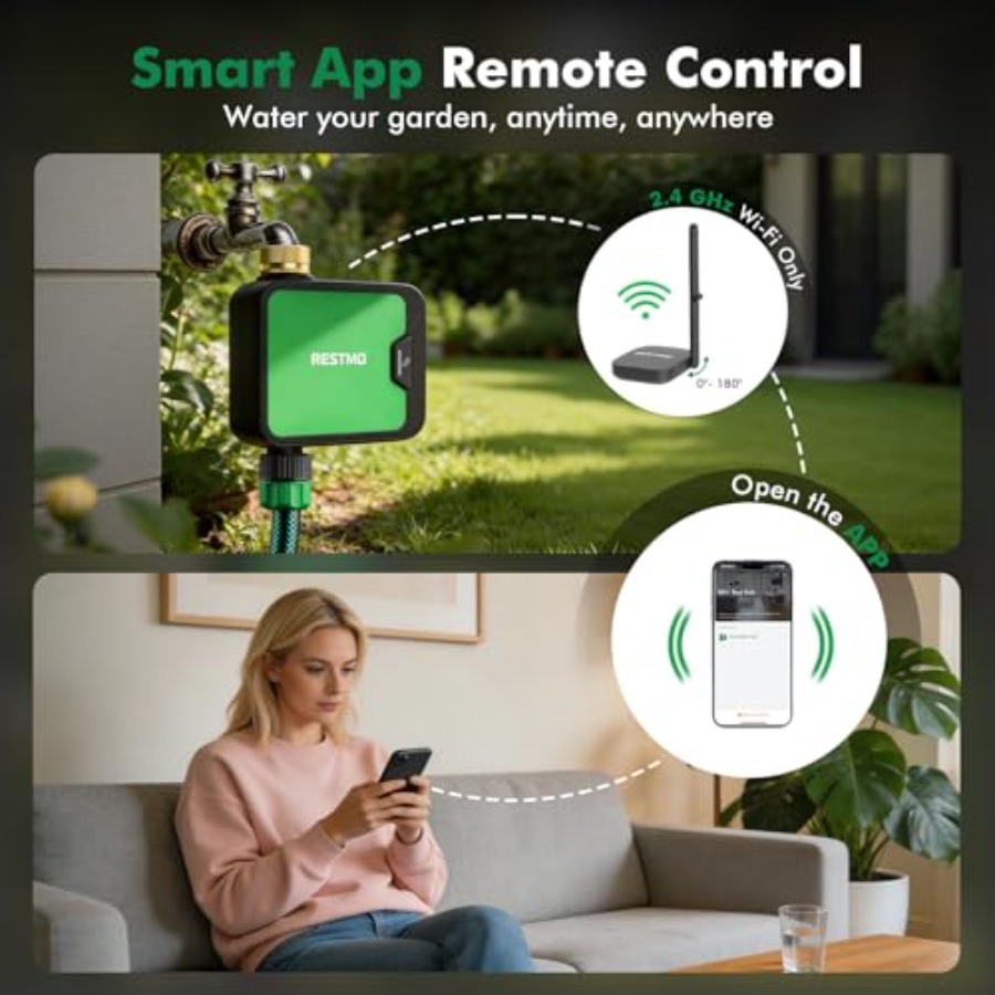 Smart WiFi Water Timer for Gar - Smart Garden Is 评论和价格