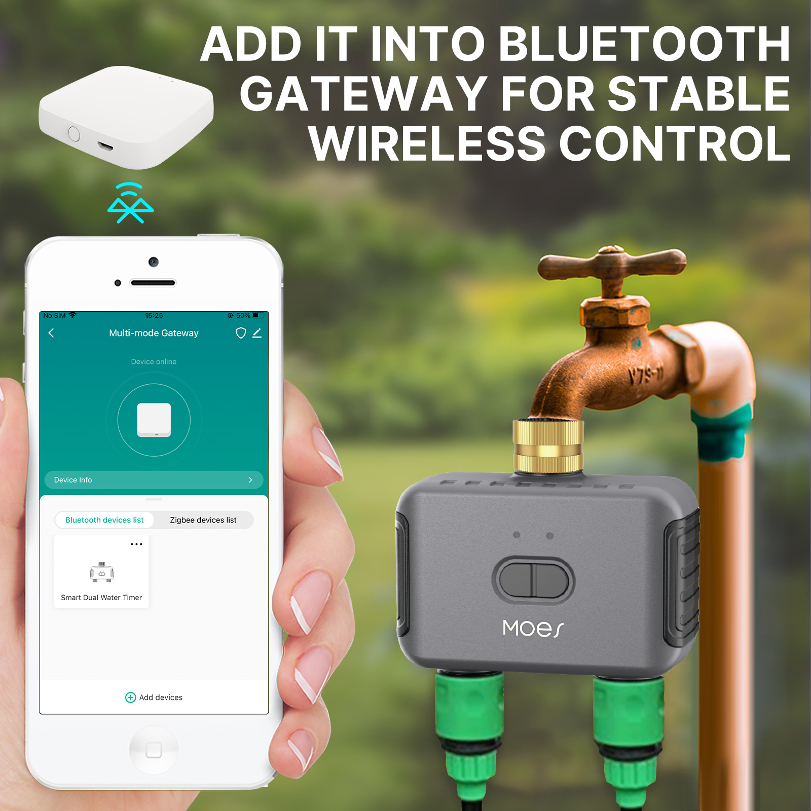 MOES Bluetooth Smart 2-Way Wat - Smart Garden Refill 评论和价格