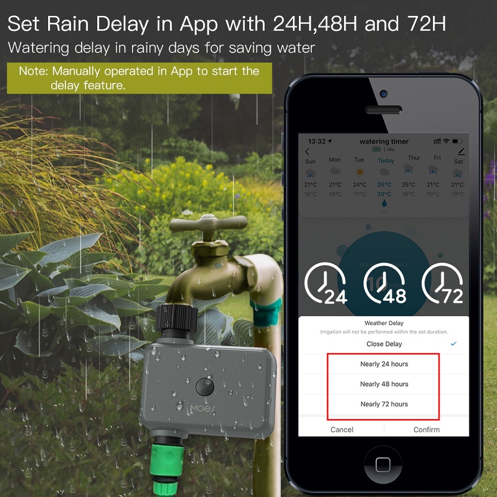 BLuetooth Valve Garden Waterin - Smart Garden Refill 评论和价格