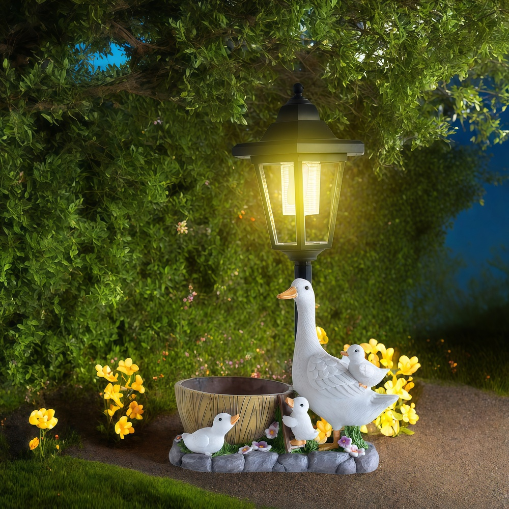 Solar Duck Night Light Garden  - Smart Zen Garden 评论和价格