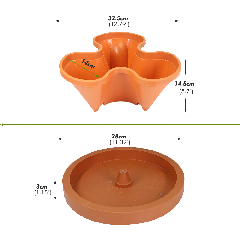 Stackable Vertical Flower Pot  - Vertical Planter Tower 评论和价格
