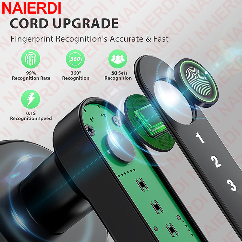 NAIERDI Smart Fingerprint Door - Smart Garden Lock 评论和价格
