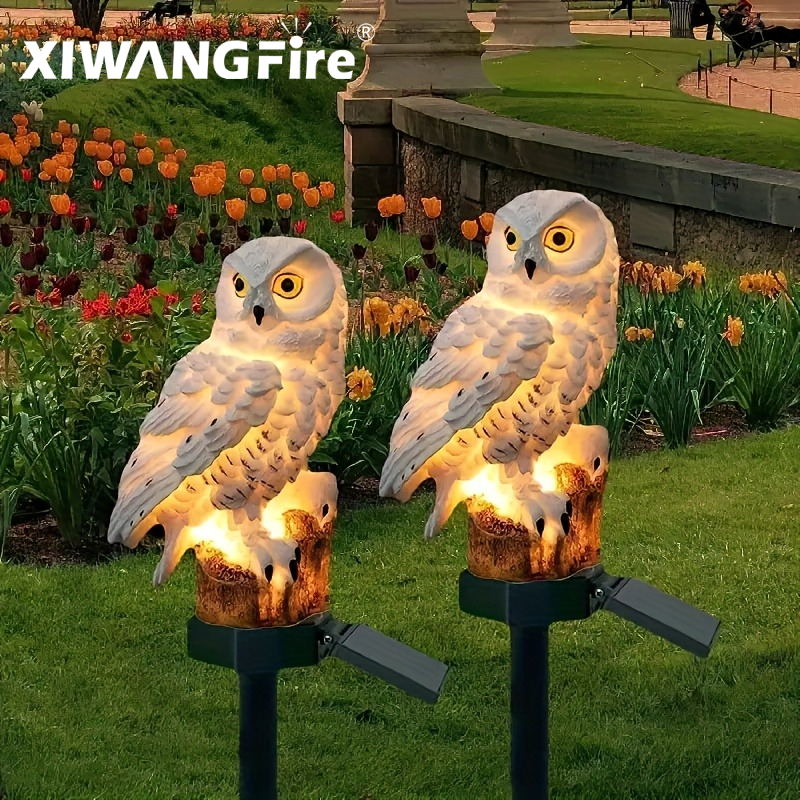 Solar Owl Statue Garden Light  - Smart Zen Garden 评论和价格