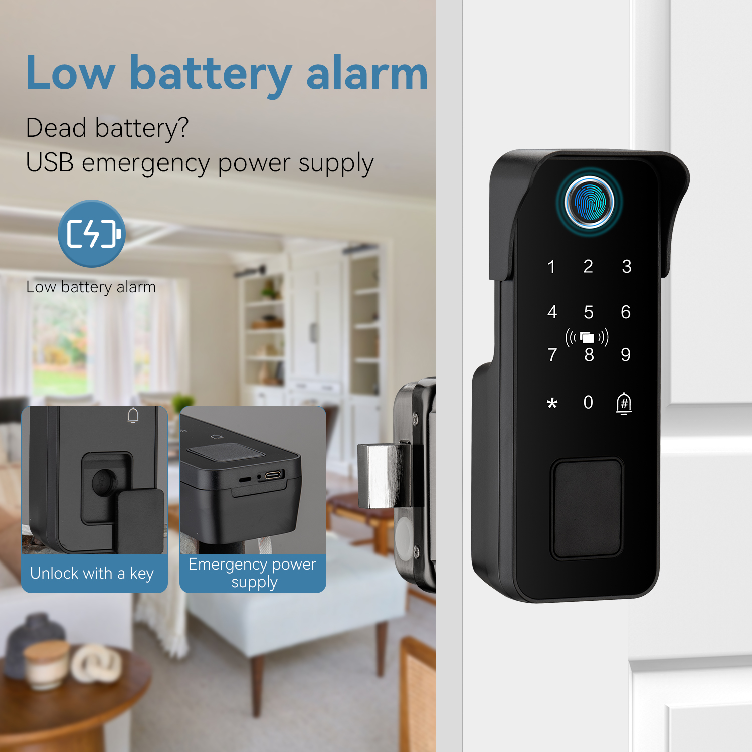 Waterproof Smart Door Lock Fin - Smart Garden Lock 评论和价格