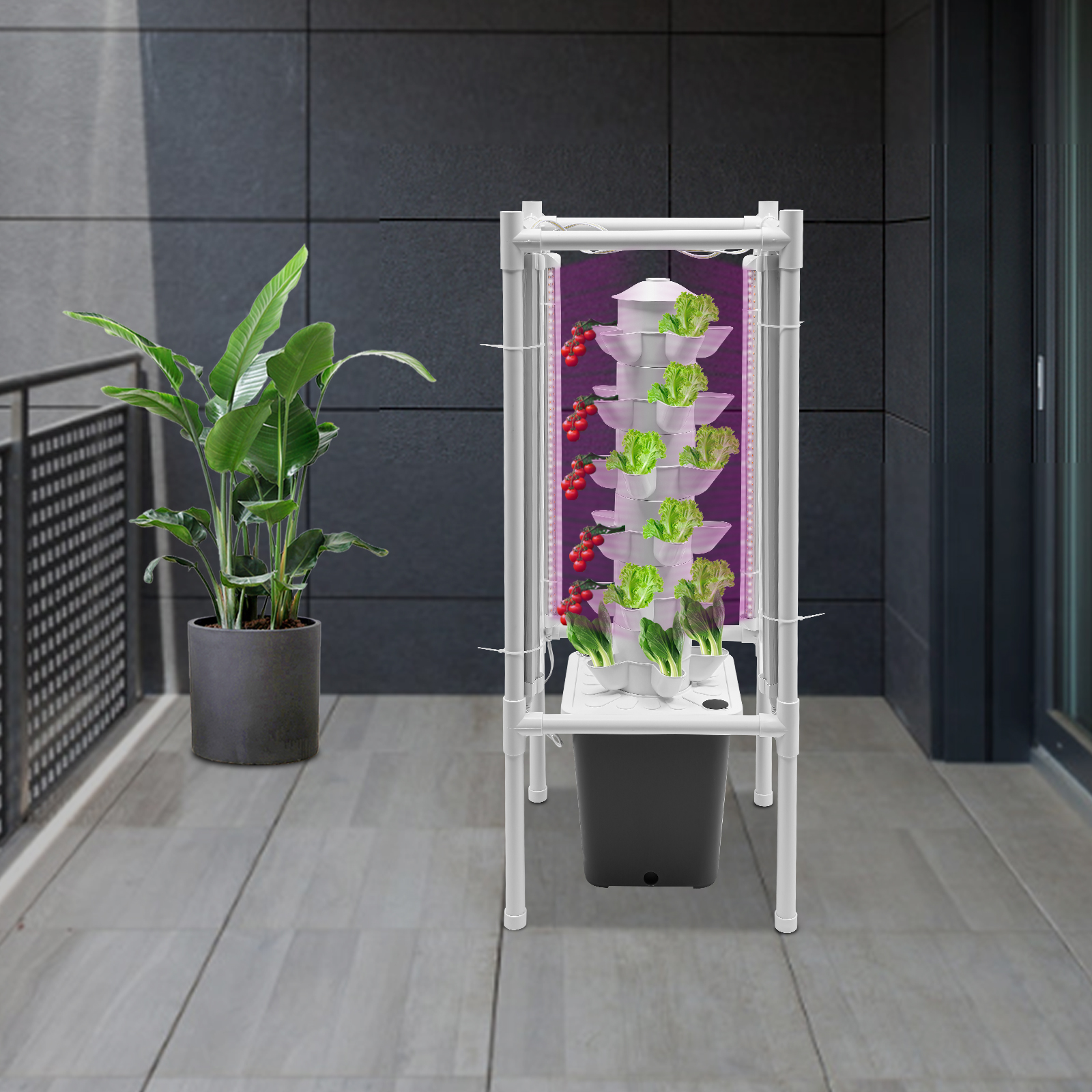 30-Holes Hydroponic Garden Ver - Vertical Planter Tower 评论和价格