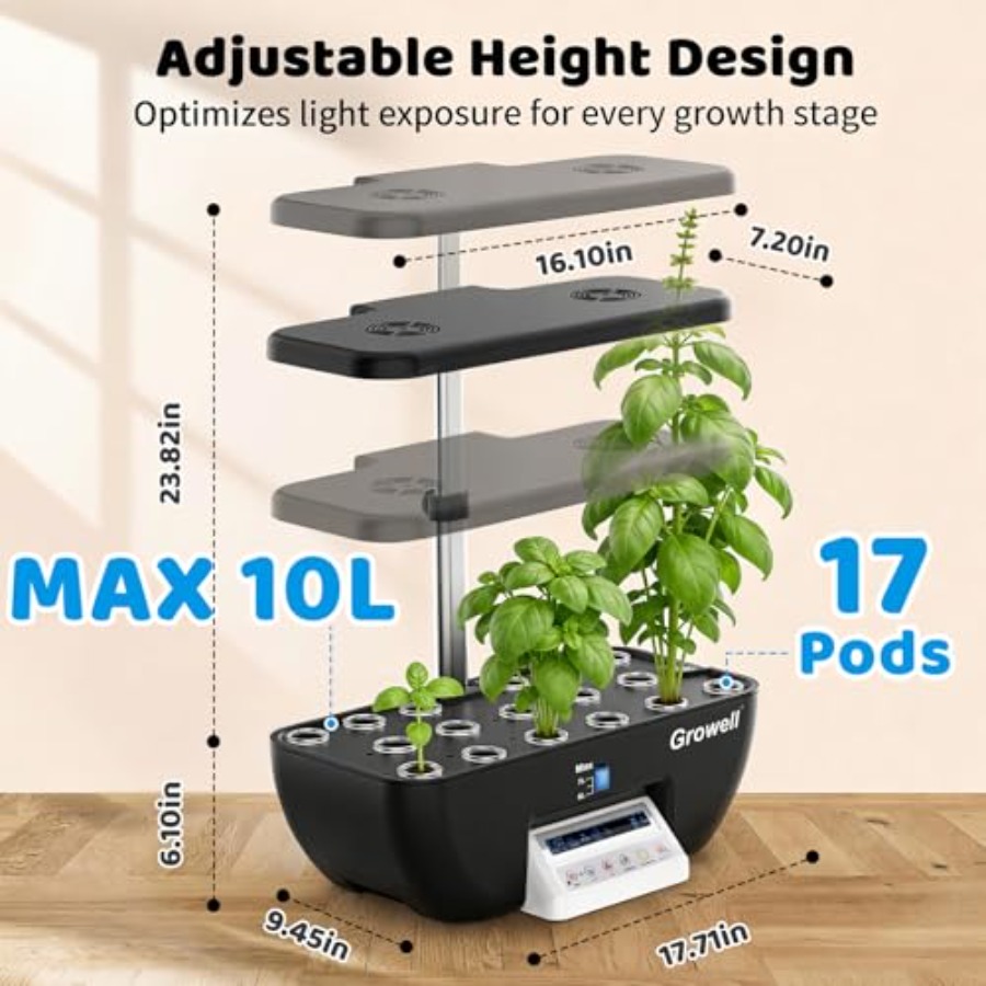 Hydroponics Growing System Kit - Smart Garden Herb 评论和价格