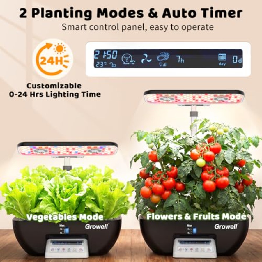 Hydroponics Growing System Kit - Smart Garden Herb 评论和价格