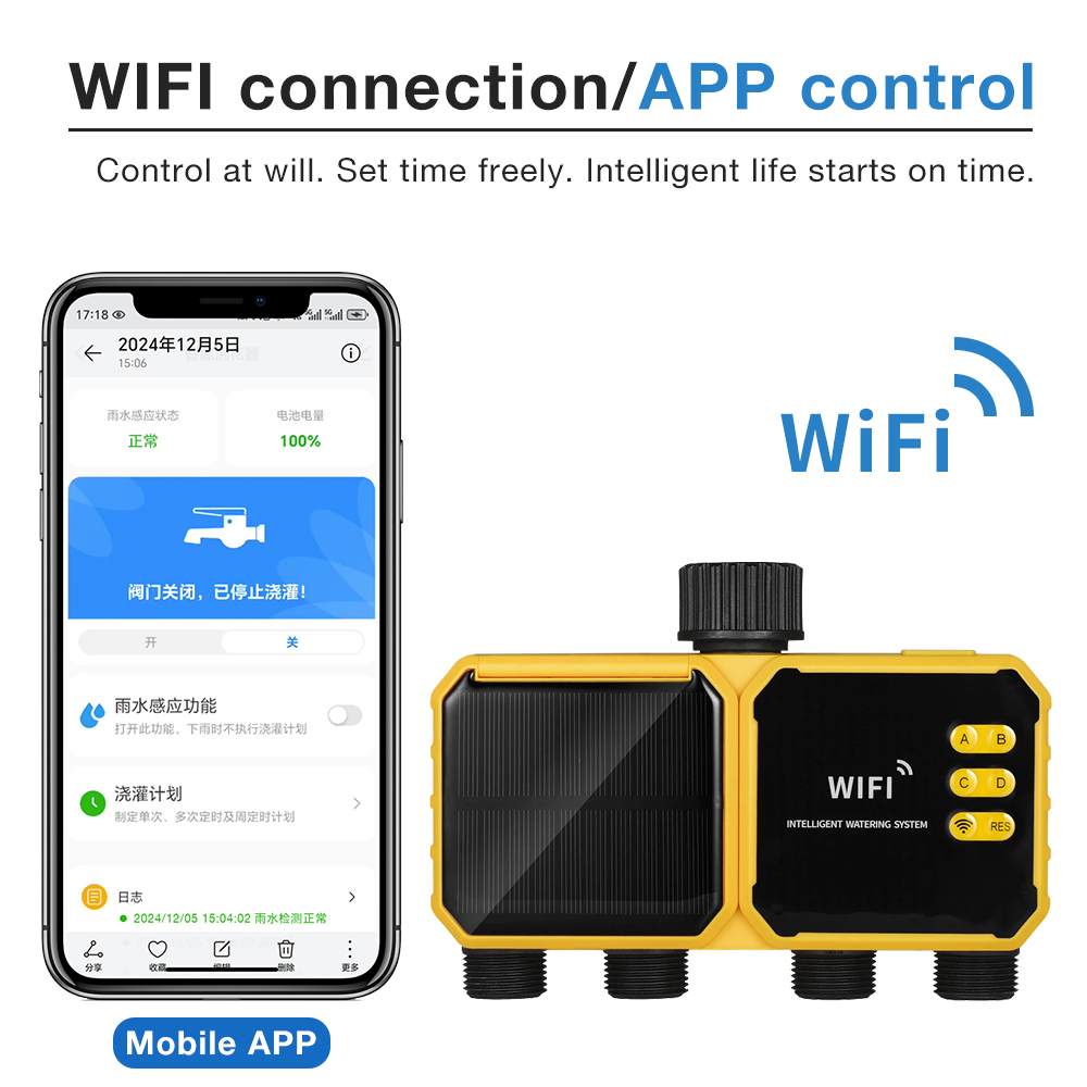 WiFi Solar Irrigation Timer 1/ - Smart Garden Refill 评论和价格