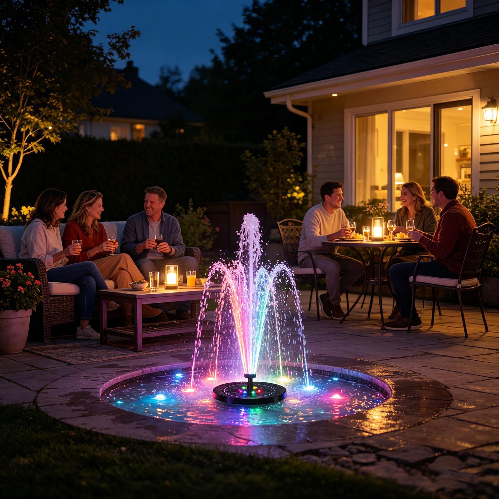 Floating Solar Bird Bath Fount - Smart Zen Garden 评论和价格