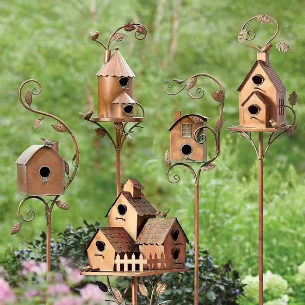 Birdhouse Garden Stakes Outdoo - Smart Garden Mini 评论和价格