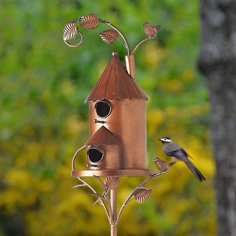 Birdhouse Garden Stakes Outdoo - Smart Garden Mini 评论和价格