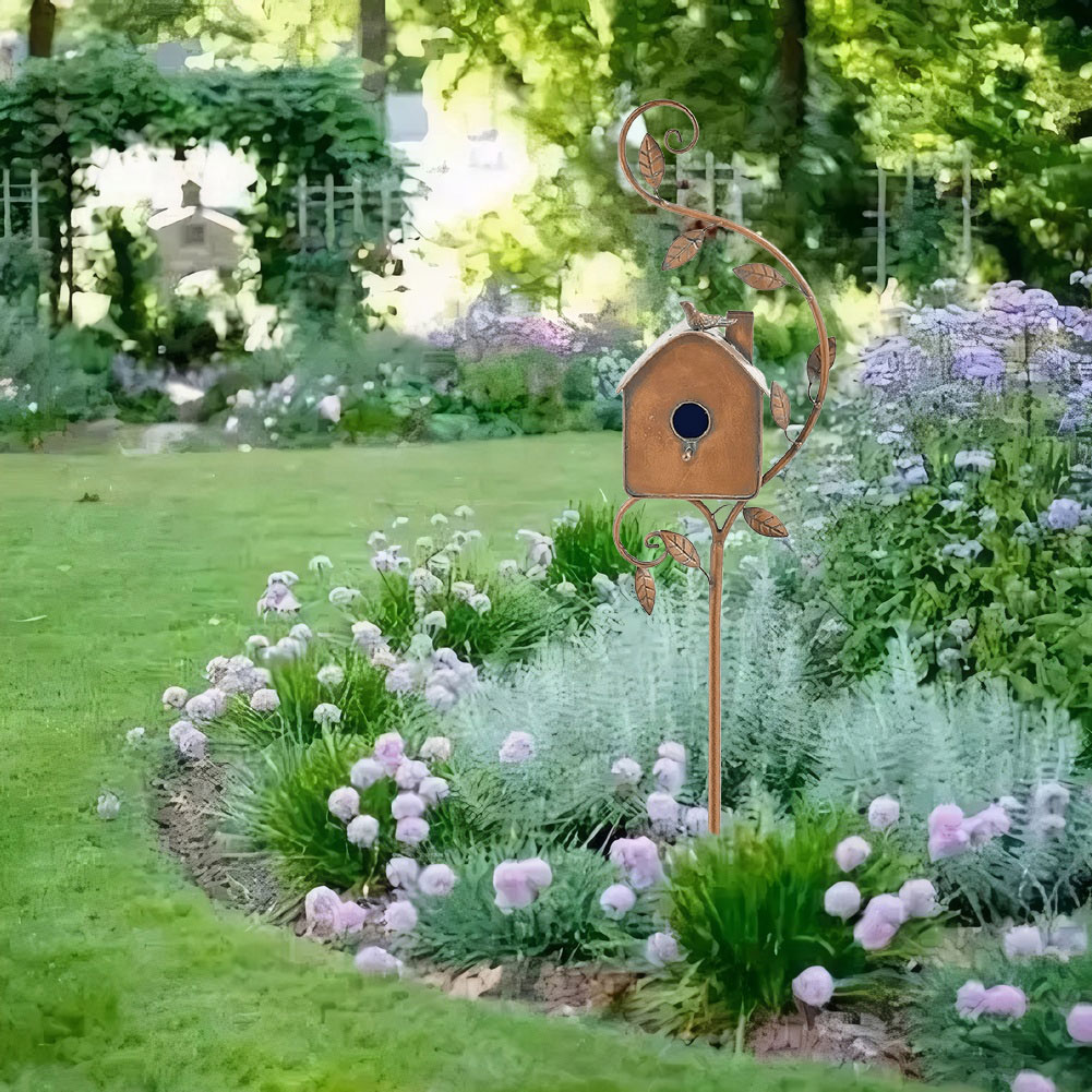 Birdhouse Garden Stakes Outdoo - Smart Garden Mini 评论和价格