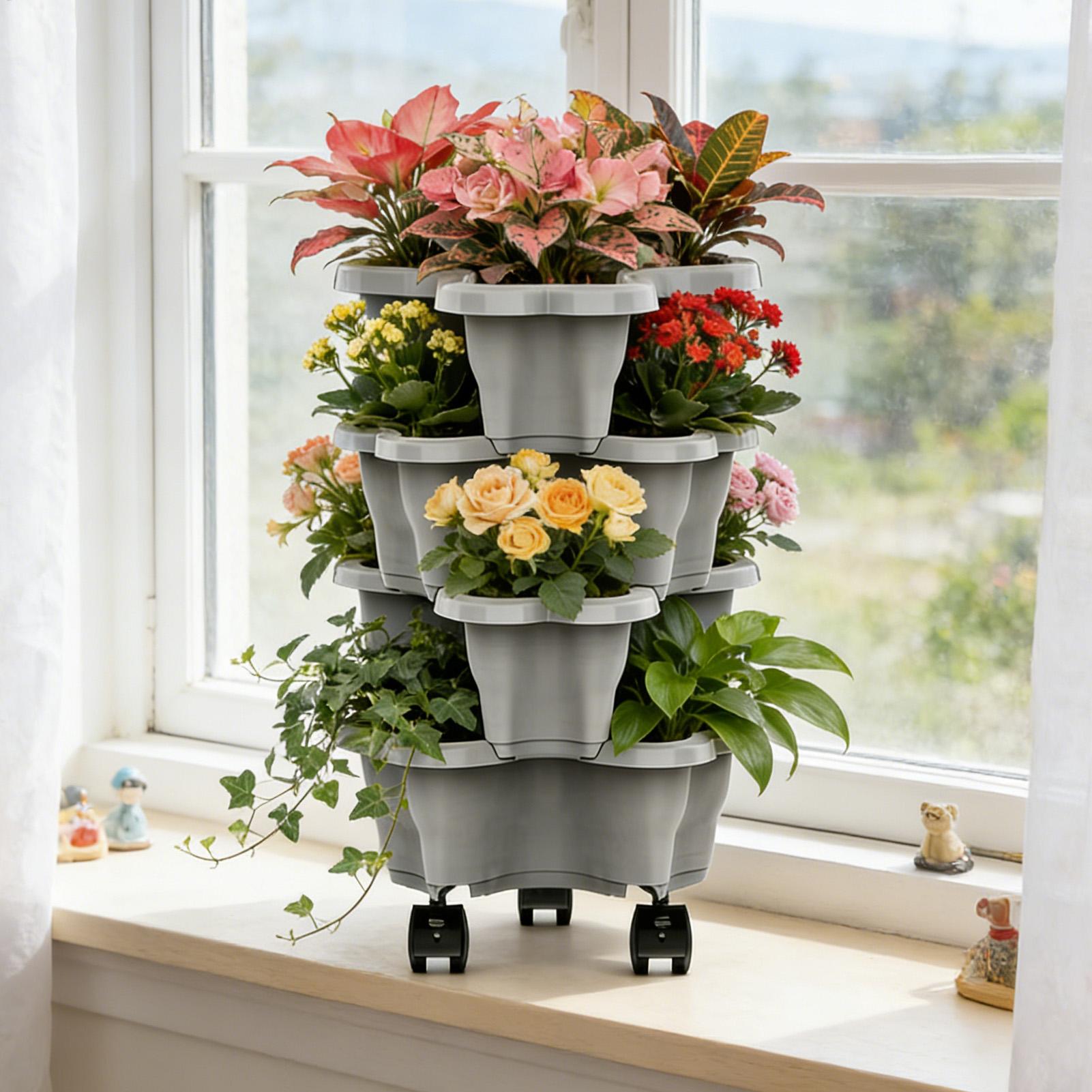 Strawberry Tower Planter Secur - Vertical Planter Tower 评论和价格