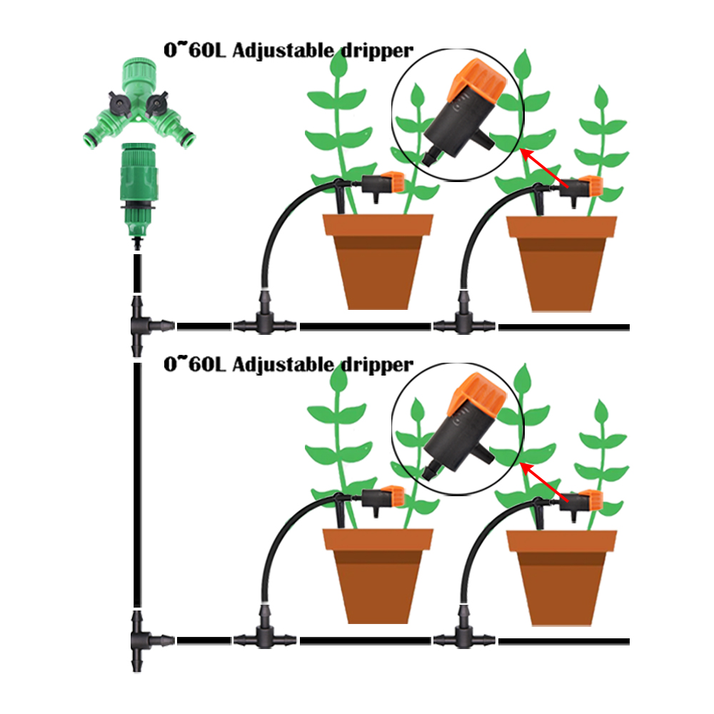 10-50Pcs 0~60L/ Adjustable Dri - Smart Gardening 评论和价格