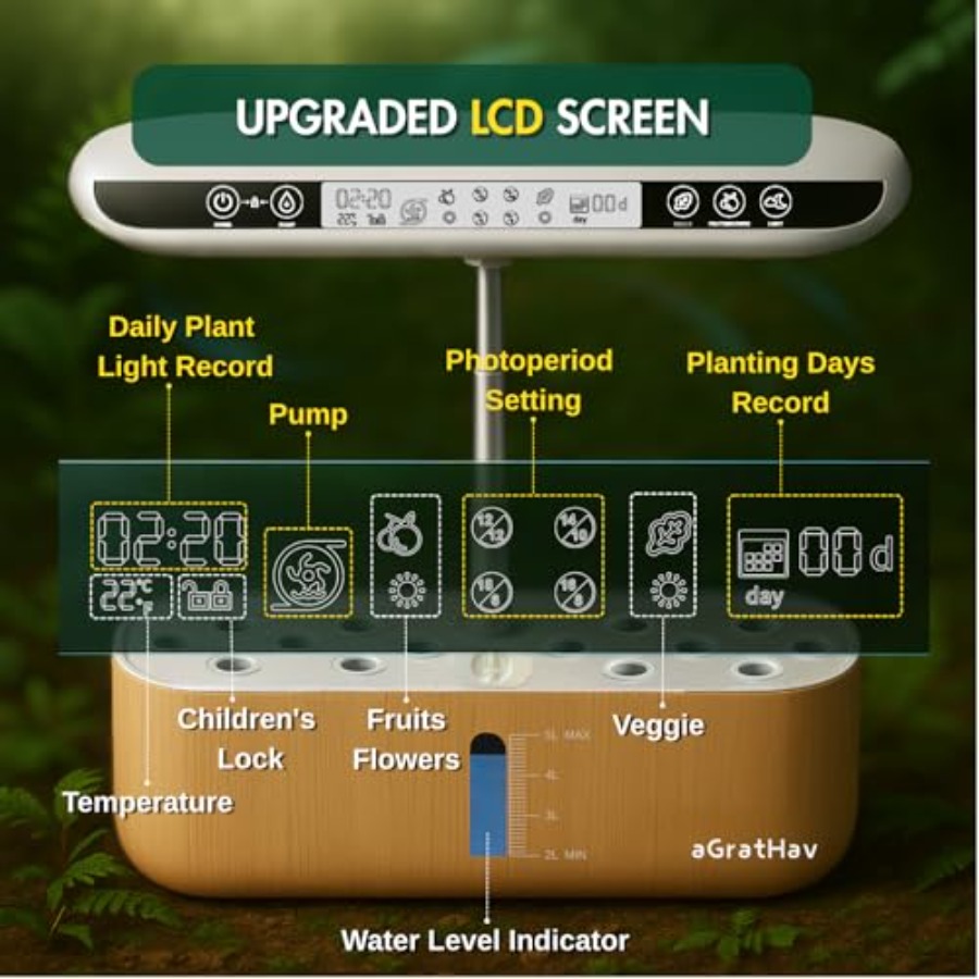 Hydroponics Growing System Kit - Smart Garden Herb 评论和价格
